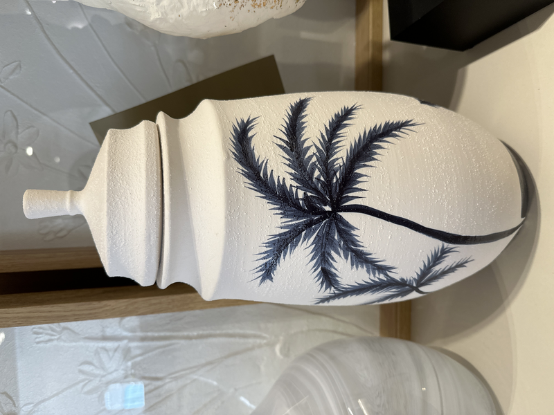 POTICHE DECOR EM CERAMICA BRANCO