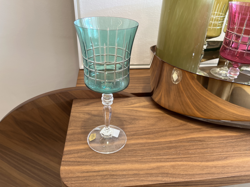 Taca para agua Grace lapidada em cristal ecologico 30