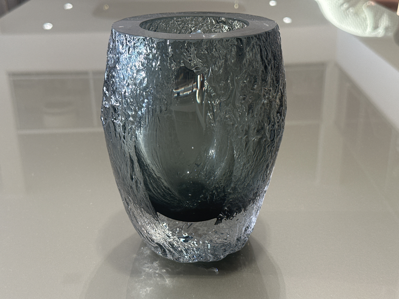 LUCATTI 642201 - VASO EM VIDRO FUME G